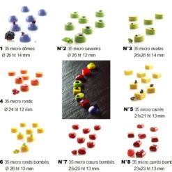 Moule silicone 35 micro pâtisseries 5ml