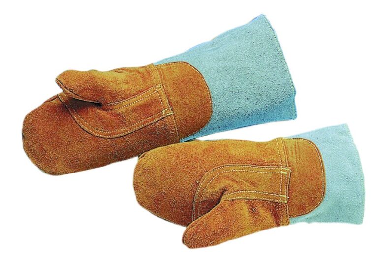 Moufle cuir anti-chaleur 300°C