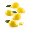 Moule silicone fruits 3D Fraise, pomme, citron