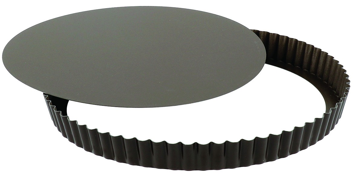 Tourtière cannelèe fond mobile