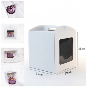 Boîte avec fenêtre 30x30xh33cm