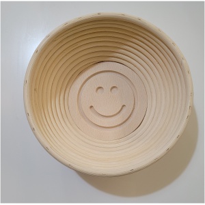 Banneton fond bois personnalisé 500gr
