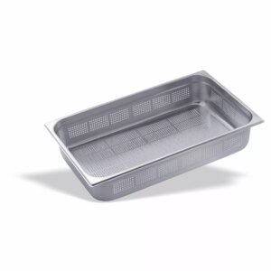 Bac inox perforé 1/1 53 x 32.5 cm