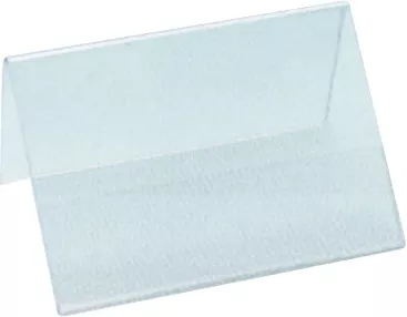Porte étiquette plexiglas Chevalet 10 pcs