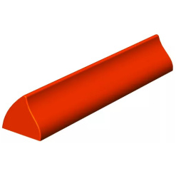 Gouttière à bûche Vague 12pcs