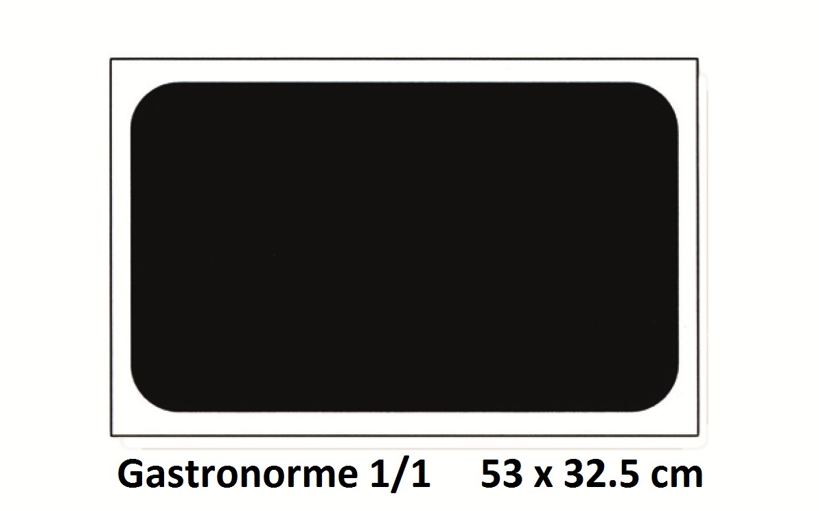 Bac inox 1/1 53 x 32.5 cm