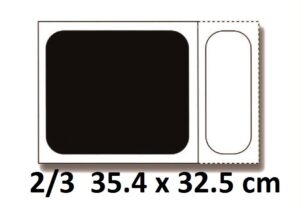 Bac inox 2/3 35.4 x 32.5 cm