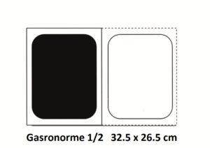 Bac inox 1/2 32.5  x 26.5 cm