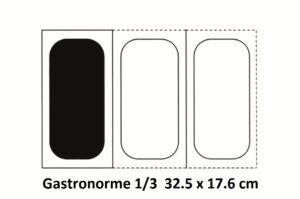 Bac inox 1/3 32.5 x 17.6 cm